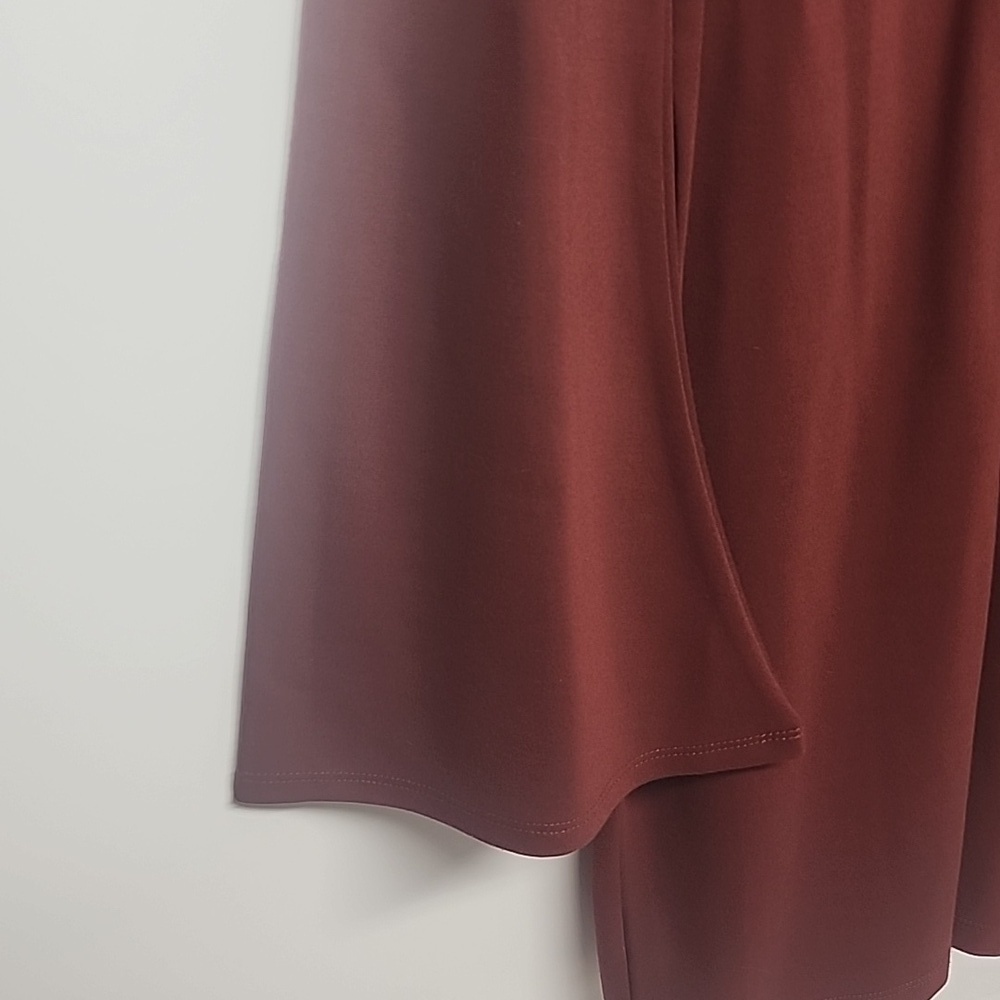 Rust long sleeve bell groovy, retro, 60s, go-go boot fun sz M dress. Never worn - Picture 2 of 11